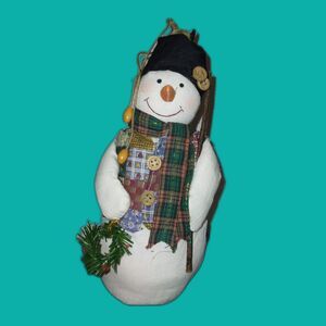 🌍5/$10🌏 Christmas Snowman Weighted Plush
